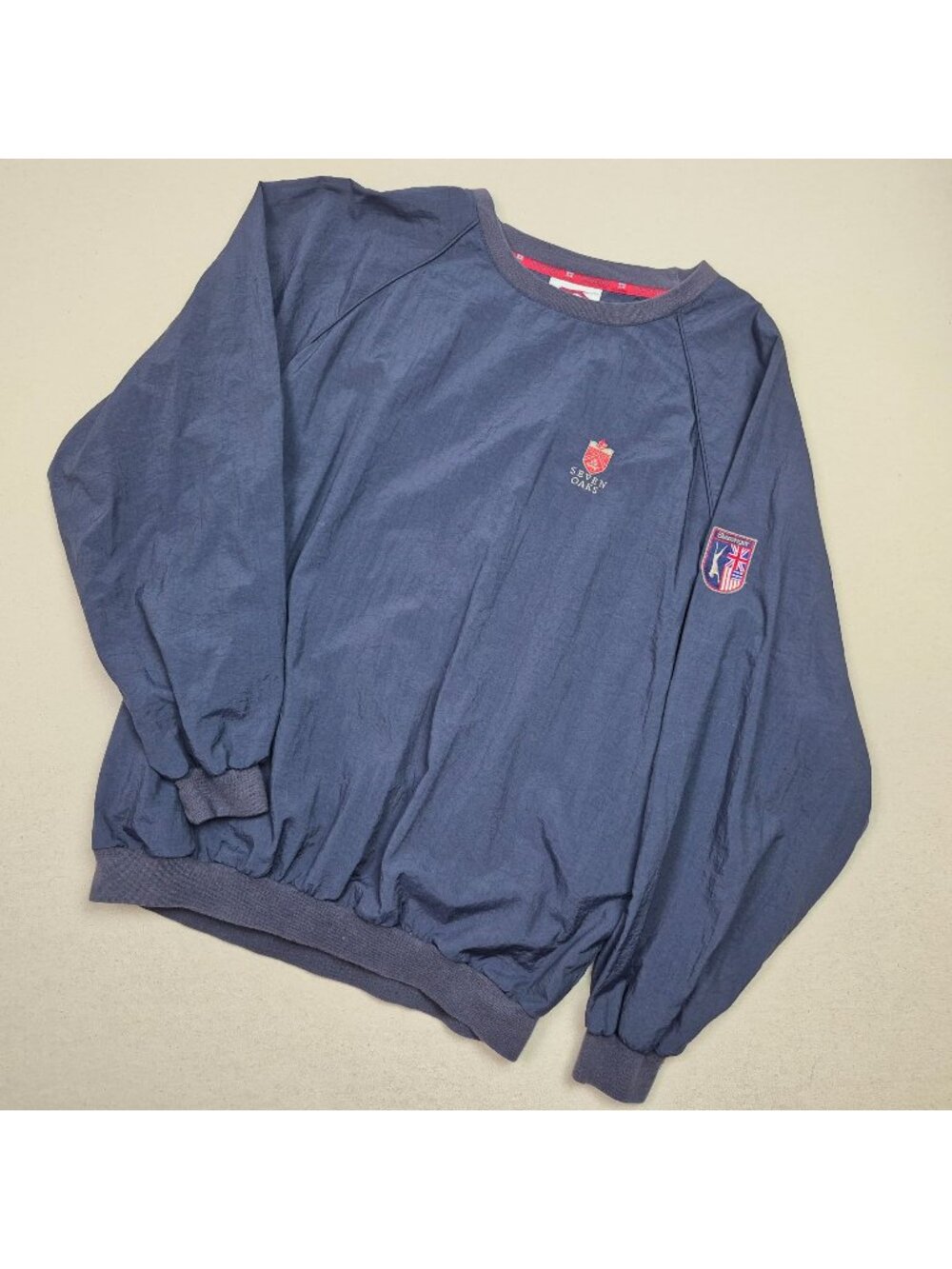 Slazenger Men's Golf Pullover Water Resistant Old Money Windbreaker Sz M VTG